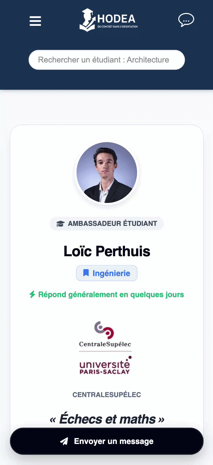 Carte profil Loic